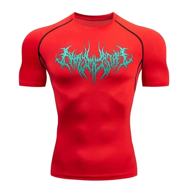 Elevate Your Workout with Our Premium Men's Gym Compression Training Shirt - Customizable, Quick-Dry, Eco-Friendly, and Breathable!