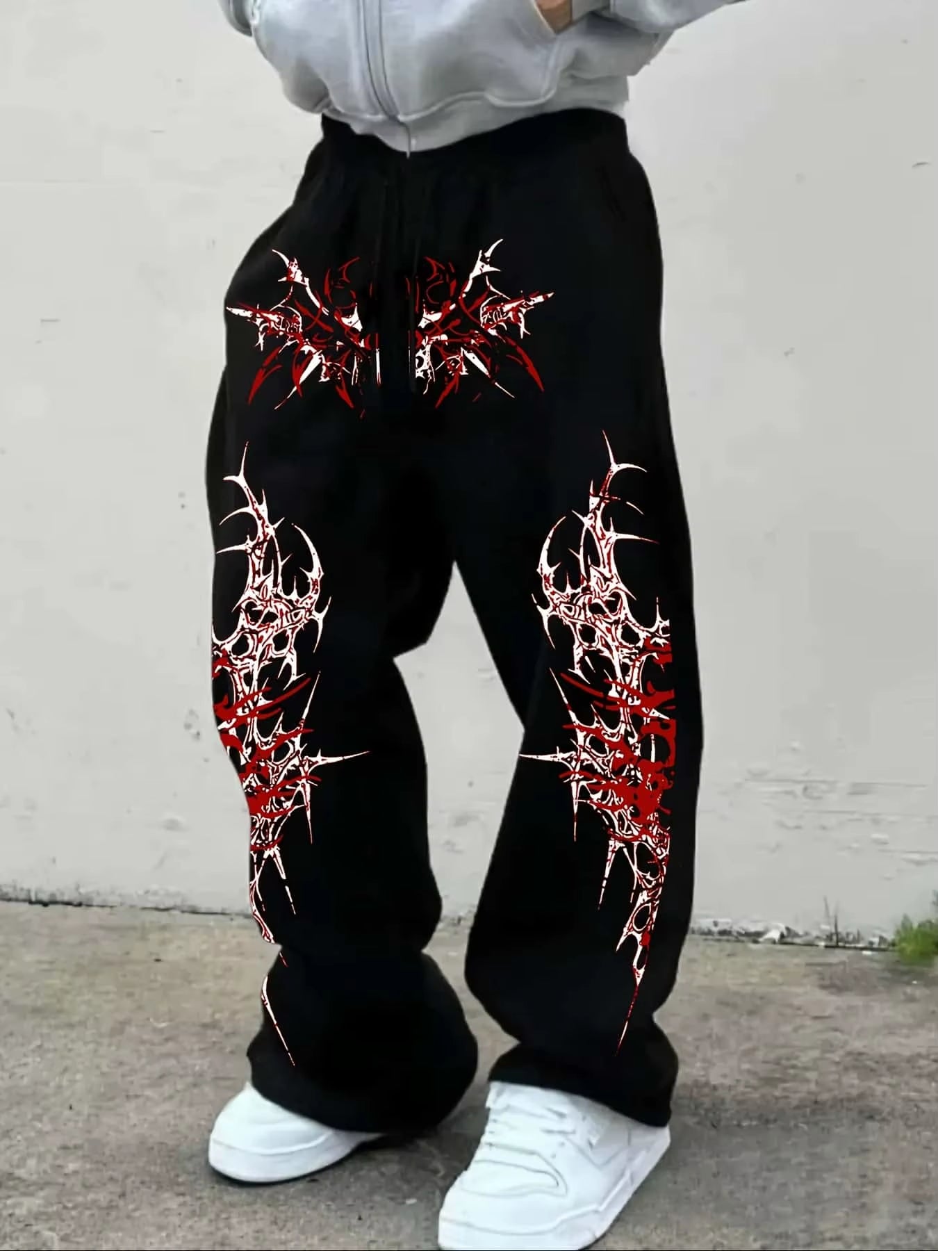 Men'S and Women'S 3D Casual Pants, Brand New Summer Street Gothic Style, Quick-Drying, Suitable for Running and Fitness.