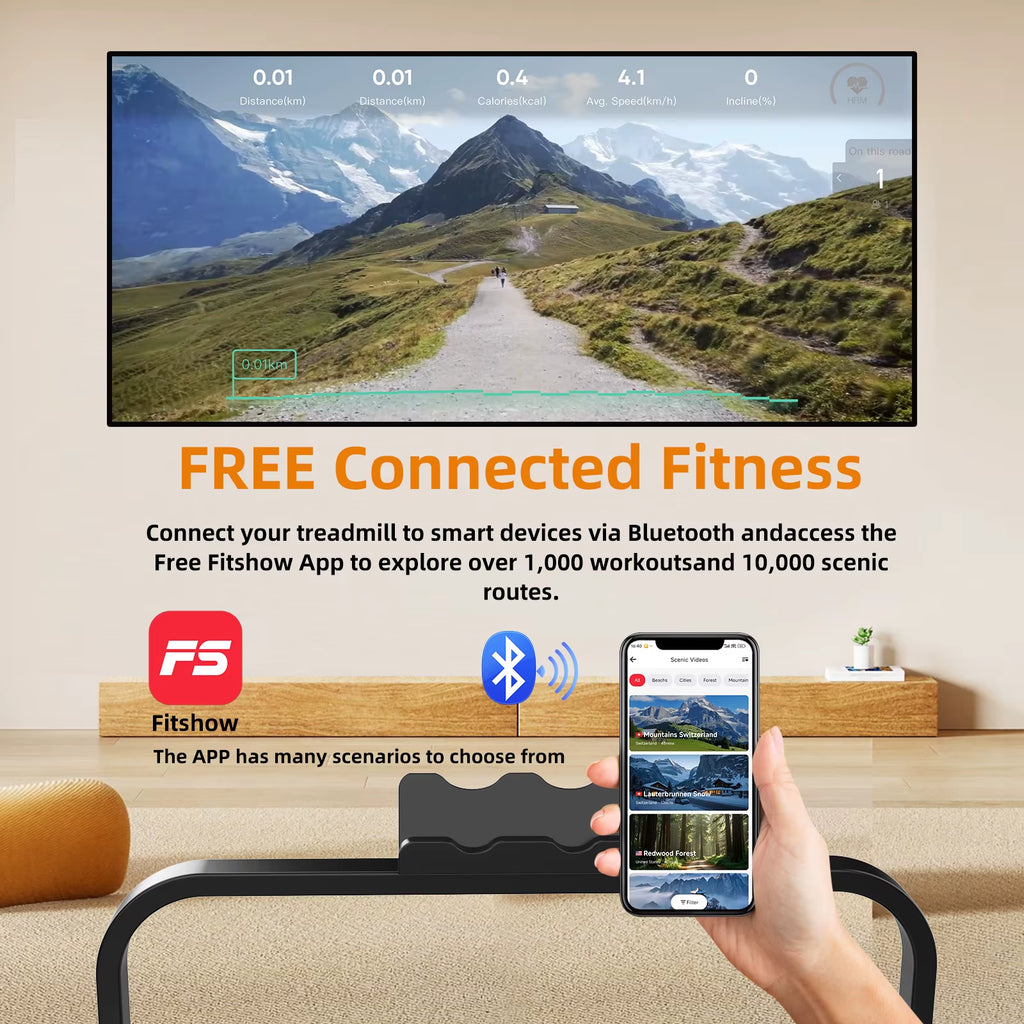 Wholesale OEM ODM Smart APP Control Walking Pad Electric Foldable under Desk Treadmill for Home Office Fitness Machine