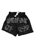 Summer Hot Trend Vintage Cracked Skull Star Print Mesh Basketball Shorts Quick Dry White Drawstring Streetwear Five Point Shorts