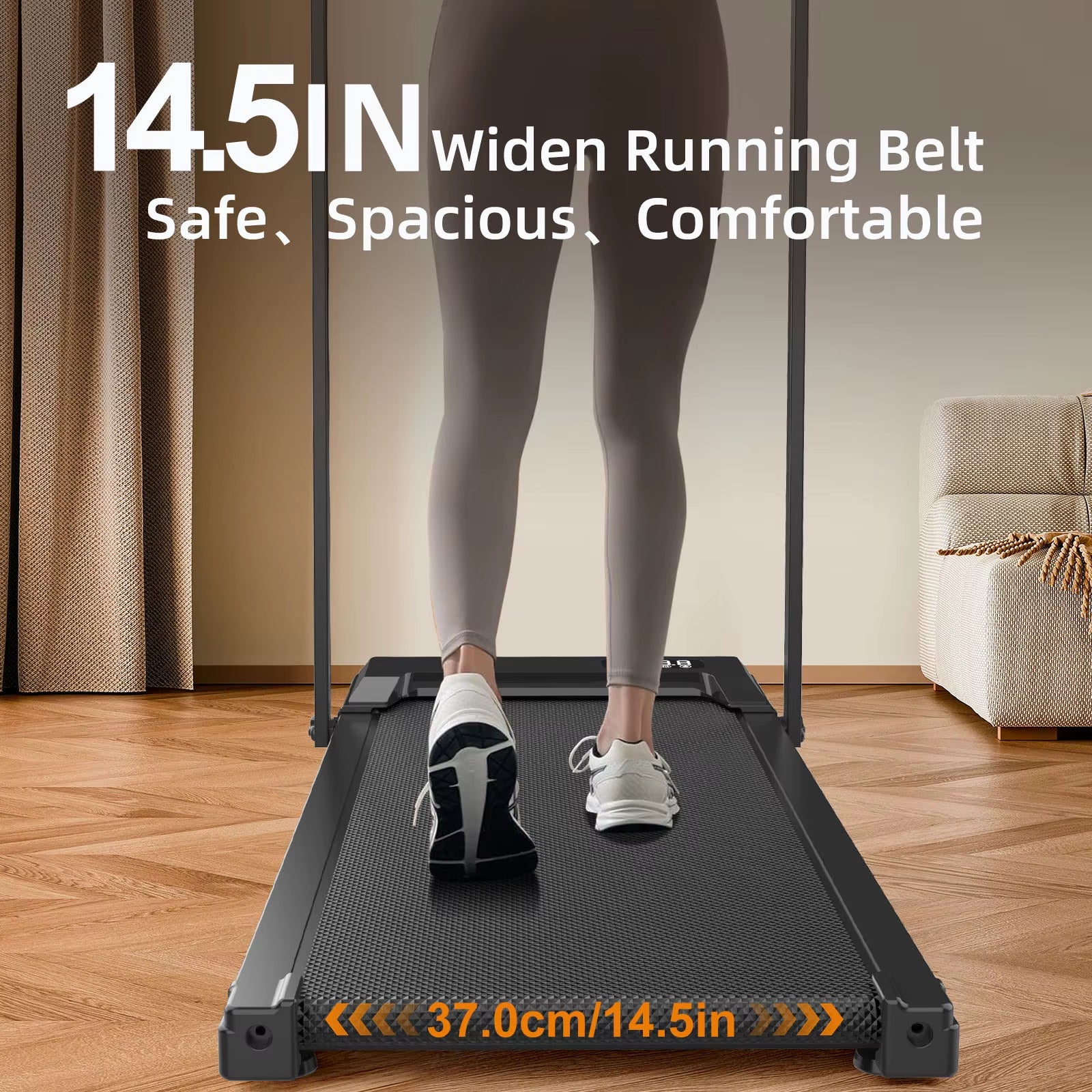 Wholesale OEM ODM Smart APP Control Walking Pad Electric Foldable under Desk Treadmill for Home Office Fitness Machine
