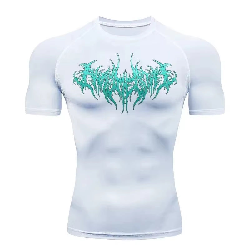 Elevate Your Workout with Our Premium Men's Gym Compression Training Shirt - Customizable, Quick-Dry, Eco-Friendly, and Breathable!
